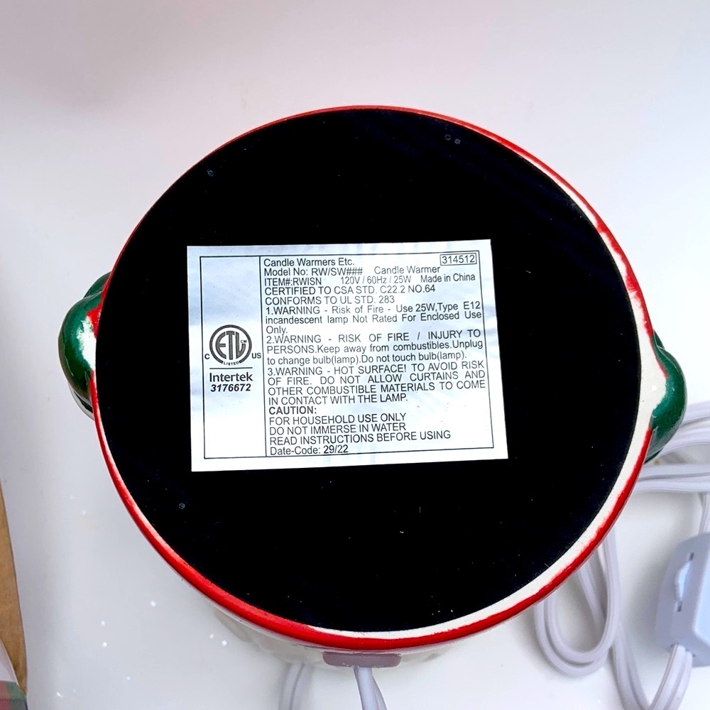 Santa Fragrance Warmer - Red and White - Picture 12 of 13